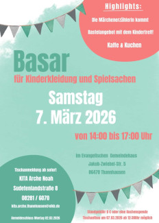 Basar Kinderkleidung und Spielzeug
